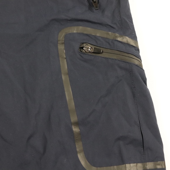 Theory Mens 36 Casual Hiking Shorts Navy Blue - Picture 3 of 7